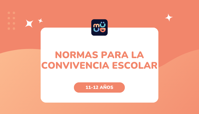 Portada de Normas para convivencia escolar